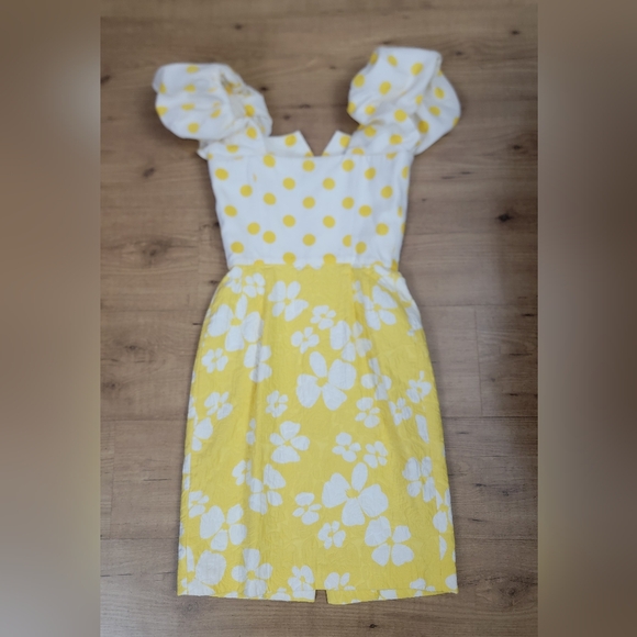 ESCADA Sweet Romance Puff Sleeve Mini Dress - Picture 13 of 13